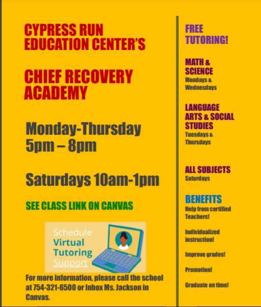  Cypress Run's Chief Rocovery Academy